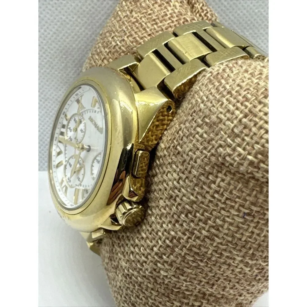 Michael Kors Camille MK5635 Womens Gold Stainless Steel Dial Quartz Watch JNA783